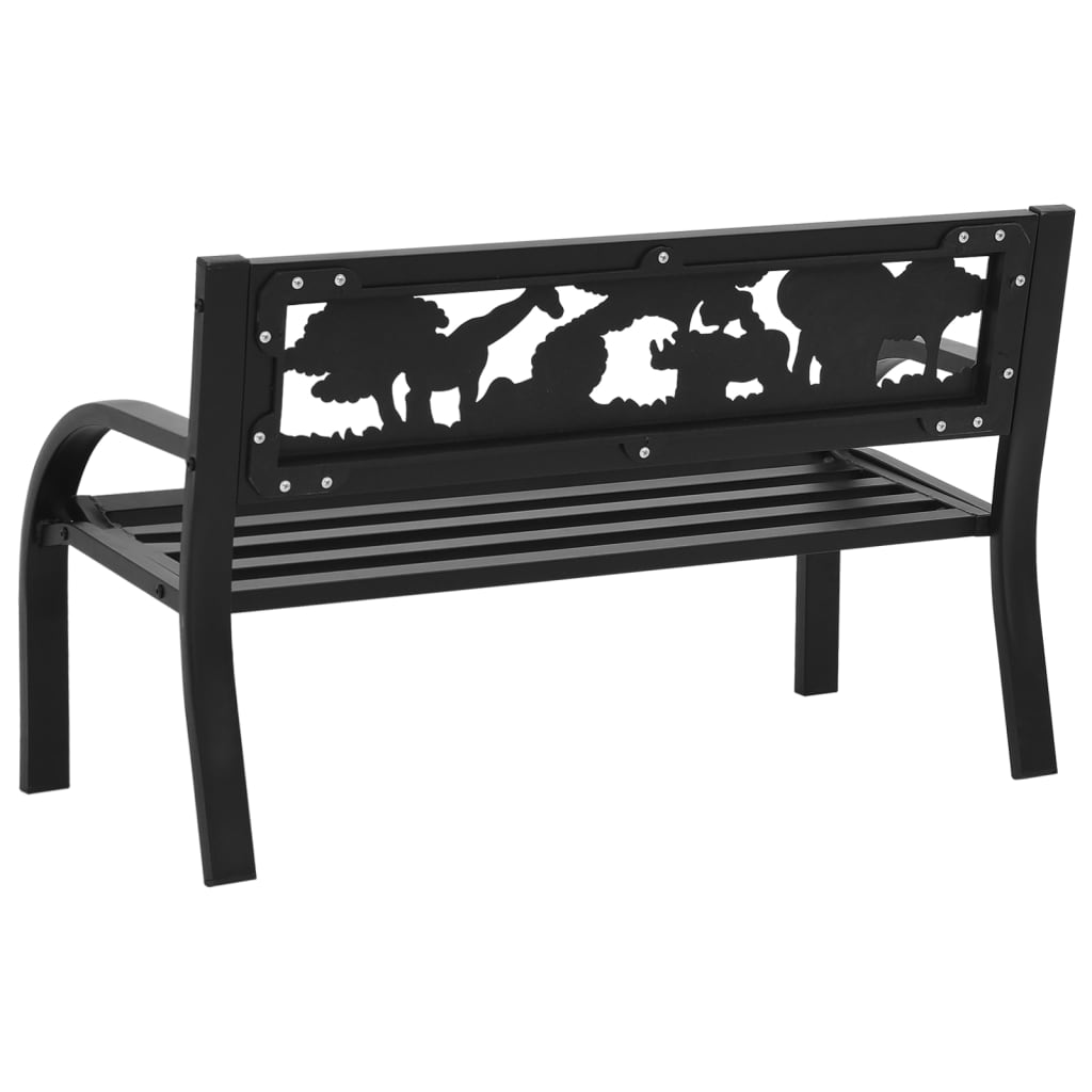 Kids Steel Garden Bench Outdoor Seat | Simpledeals