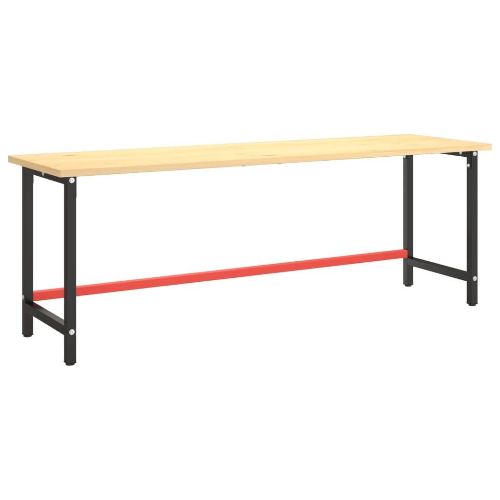 Metal Workbench Frame 220cm Workshop Bench | Simpledeals