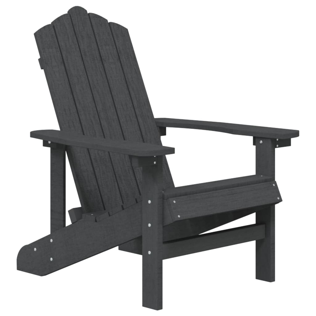 Adirondack Outdoor Chair HDPE Anthracite | Simpledeals