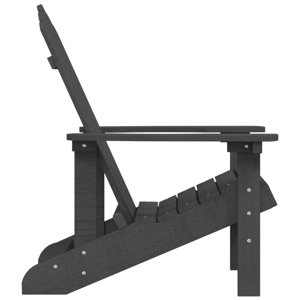 Adirondack Outdoor Chair HDPE Anthracite | Simpledeals