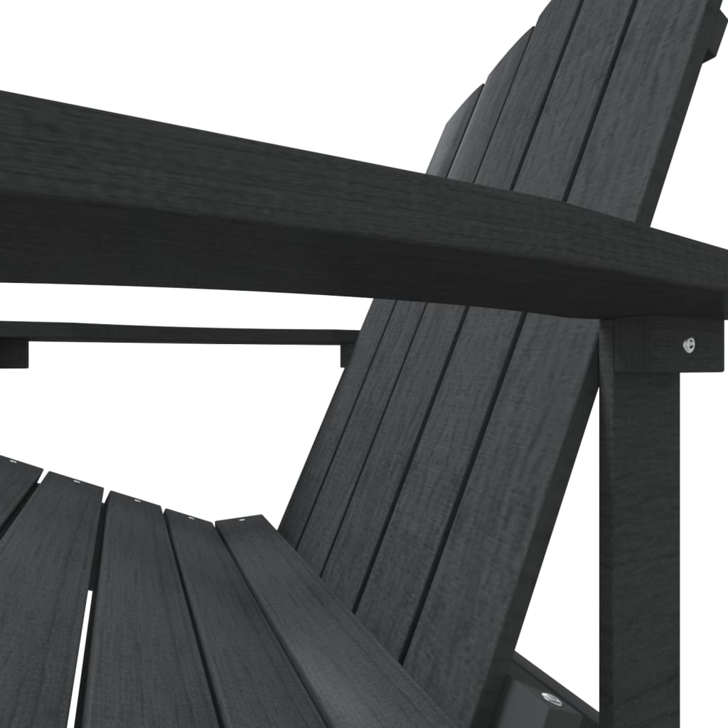 Adirondack Outdoor Chair HDPE Anthracite | Simpledeals