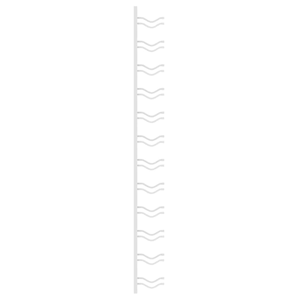 Wall Mounted Wine Rack 12 Bottle White Iron | Simpledeals