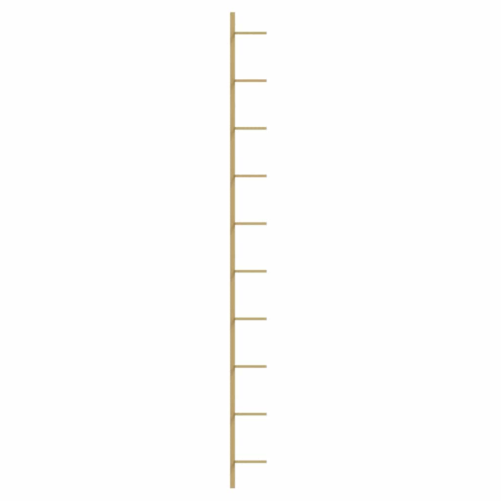 Gold Wall Mounted Wine Rack 20 Bottles Set | Simpledeals