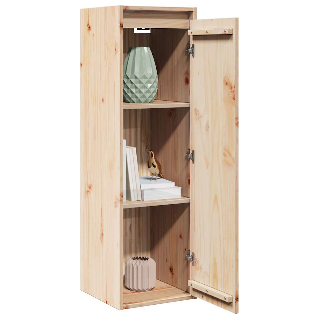 Wall Cabinets 2 Pcs Honey Brown/White/Natural Solid Wood Pine