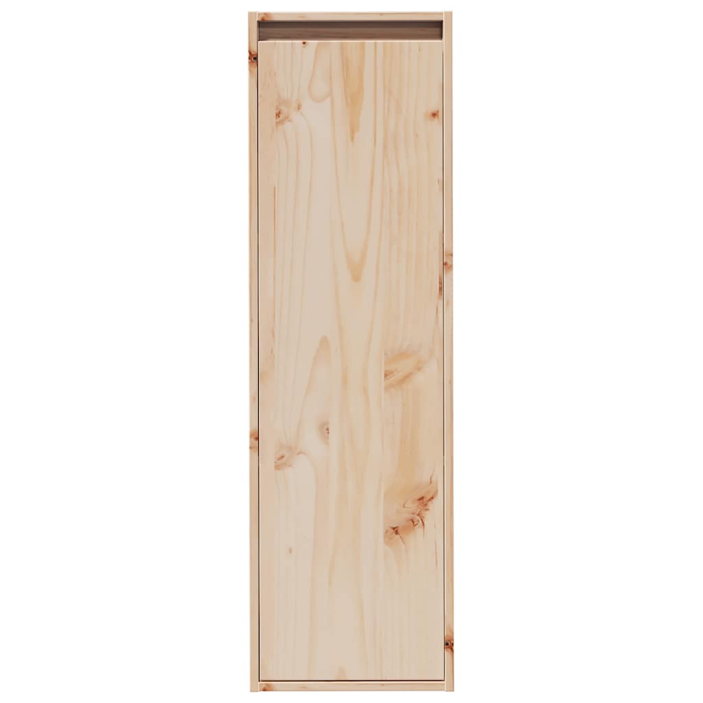 Wall Cabinets 2 Pcs Honey Brown/White/Natural Solid Wood Pine
