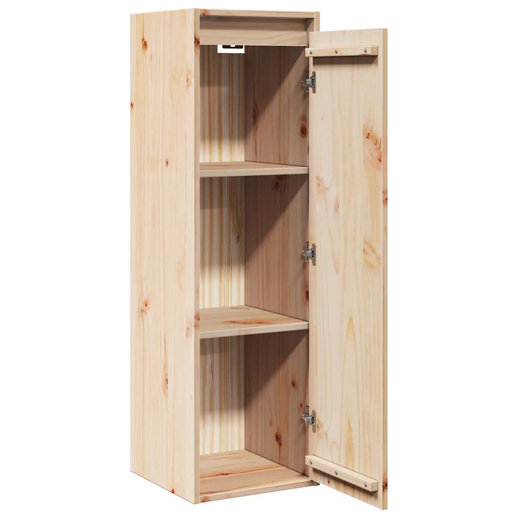 Wall Cabinets 2 Pcs Honey Brown/White/Natural Solid Wood Pine