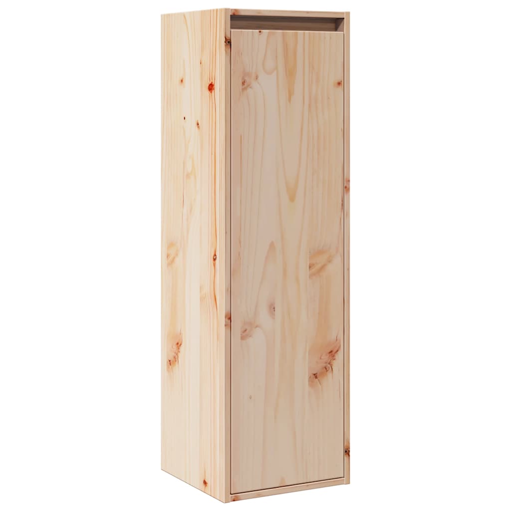 Wall Cabinets 2 Pcs Honey Brown/White/Natural Solid Wood Pine