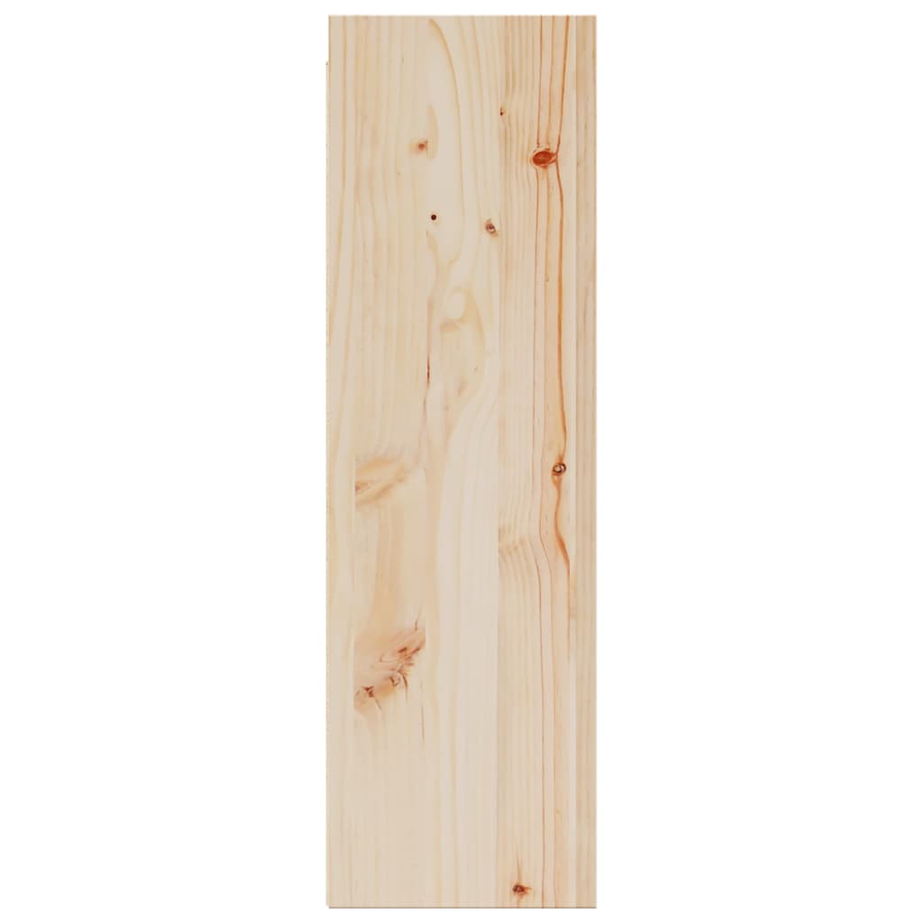 Wall Cabinets 2 Pcs Honey Brown/White/Natural Solid Wood Pine