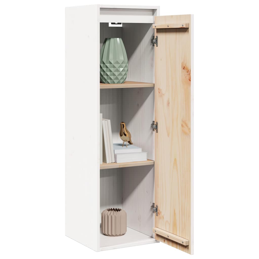 Wall Cabinets 2 Pcs Honey Brown/White/Natural Solid Wood Pine