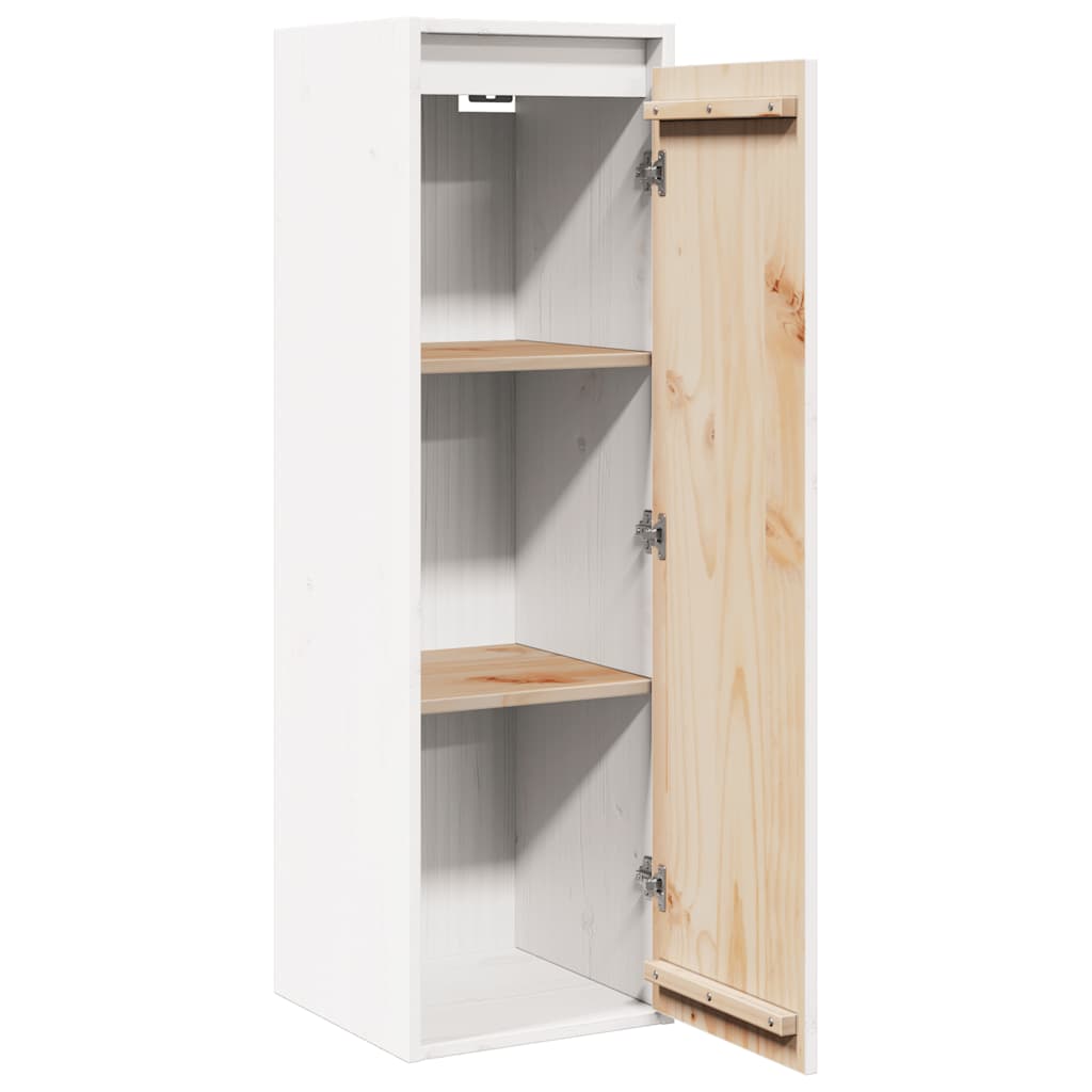 Wall Cabinets 2 Pcs Honey Brown/White/Natural Solid Wood Pine