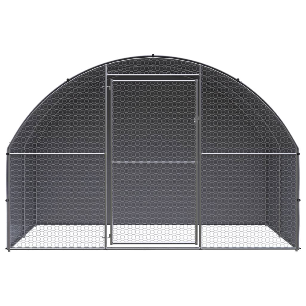Large Chicken Coop Galvanised Steel 3x2x2m | Simpledeals