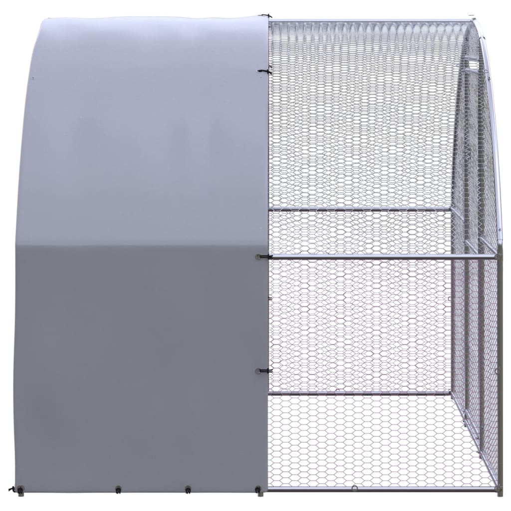 Large Chicken Coop Galvanised Steel 3x2x2m | Simpledeals