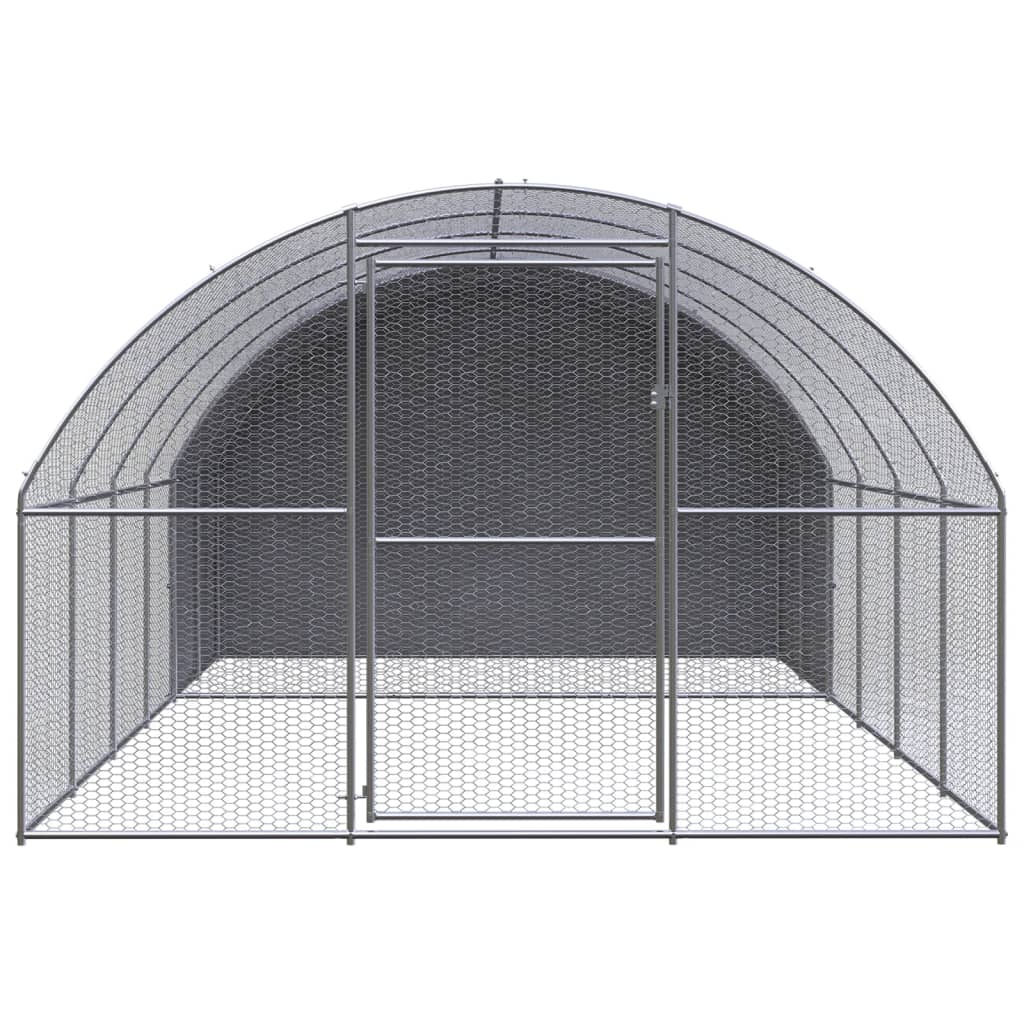 Large Chicken Coop 3x4x2m Galvanised Steel | Simpledeals
