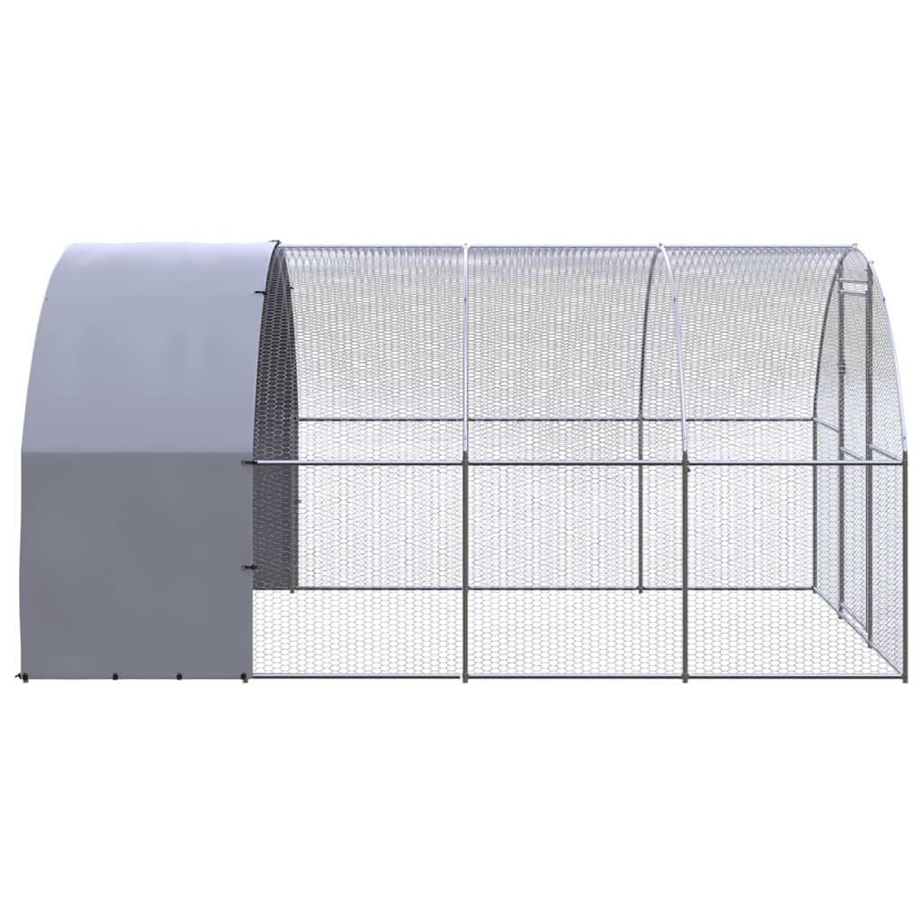 Large Chicken Coop 3x4x2m Galvanised Steel | Simpledeals