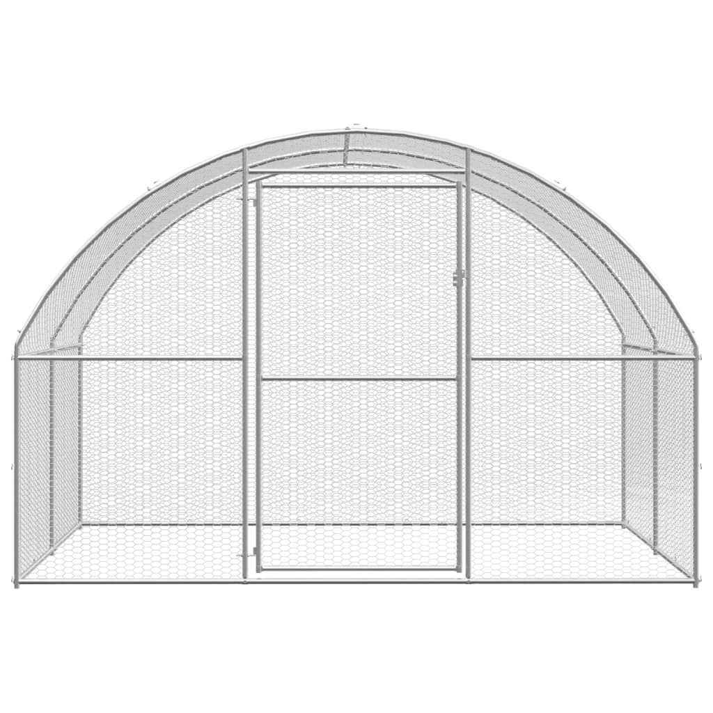 Large Chicken Coop 3x4x2m Galvanised Steel | Simpledeals