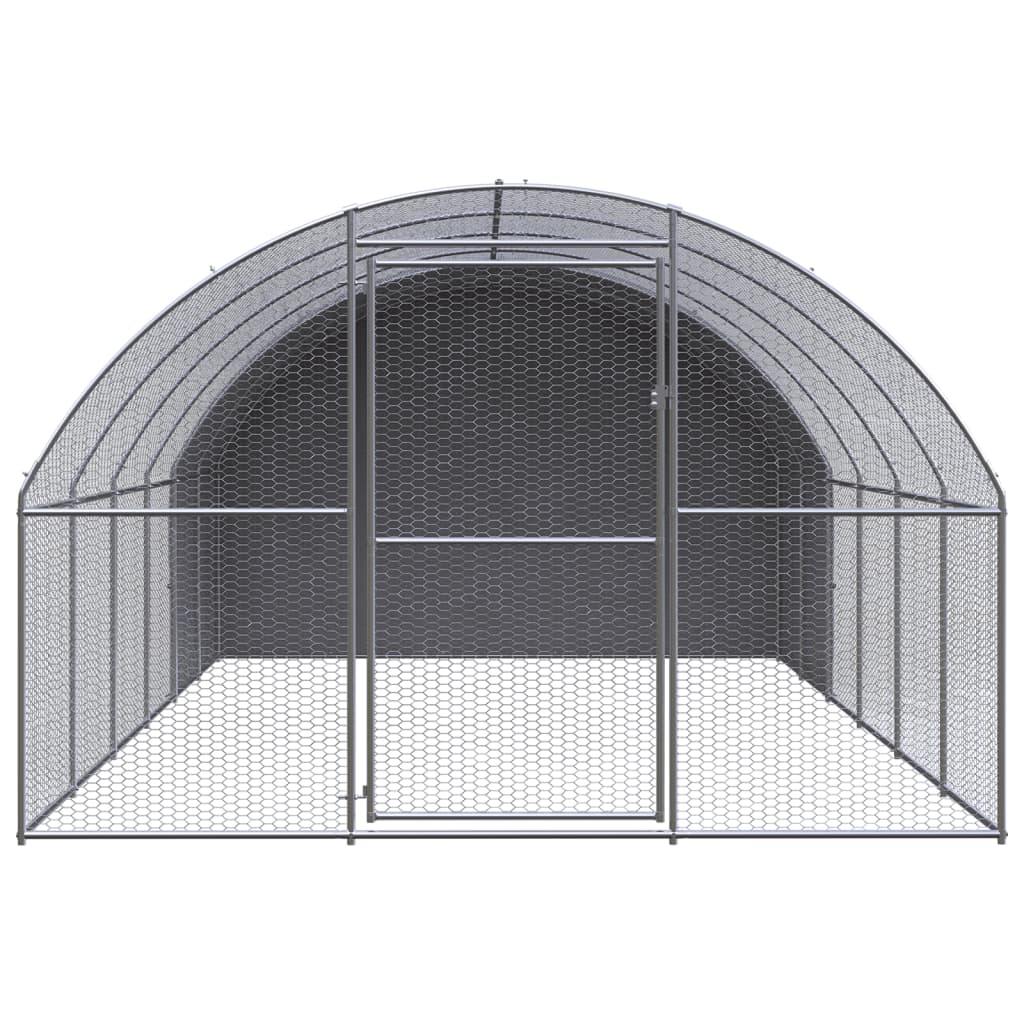 Large Galvanised Steel Chicken Coop 3x6m | Simpledeals