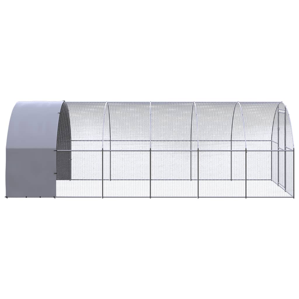 Large Galvanised Steel Chicken Coop 3x6m | Simpledeals