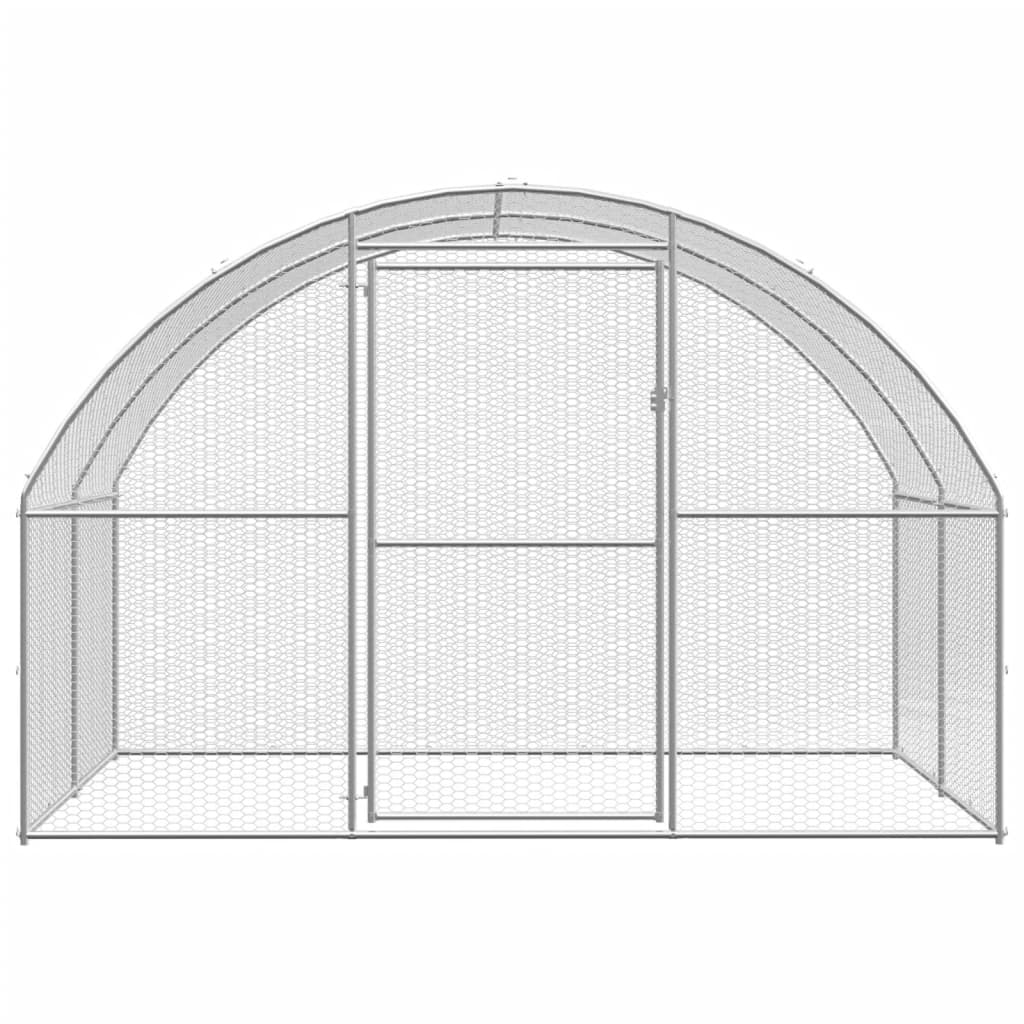 Large Galvanised Steel Chicken Coop 3x6m | Simpledeals