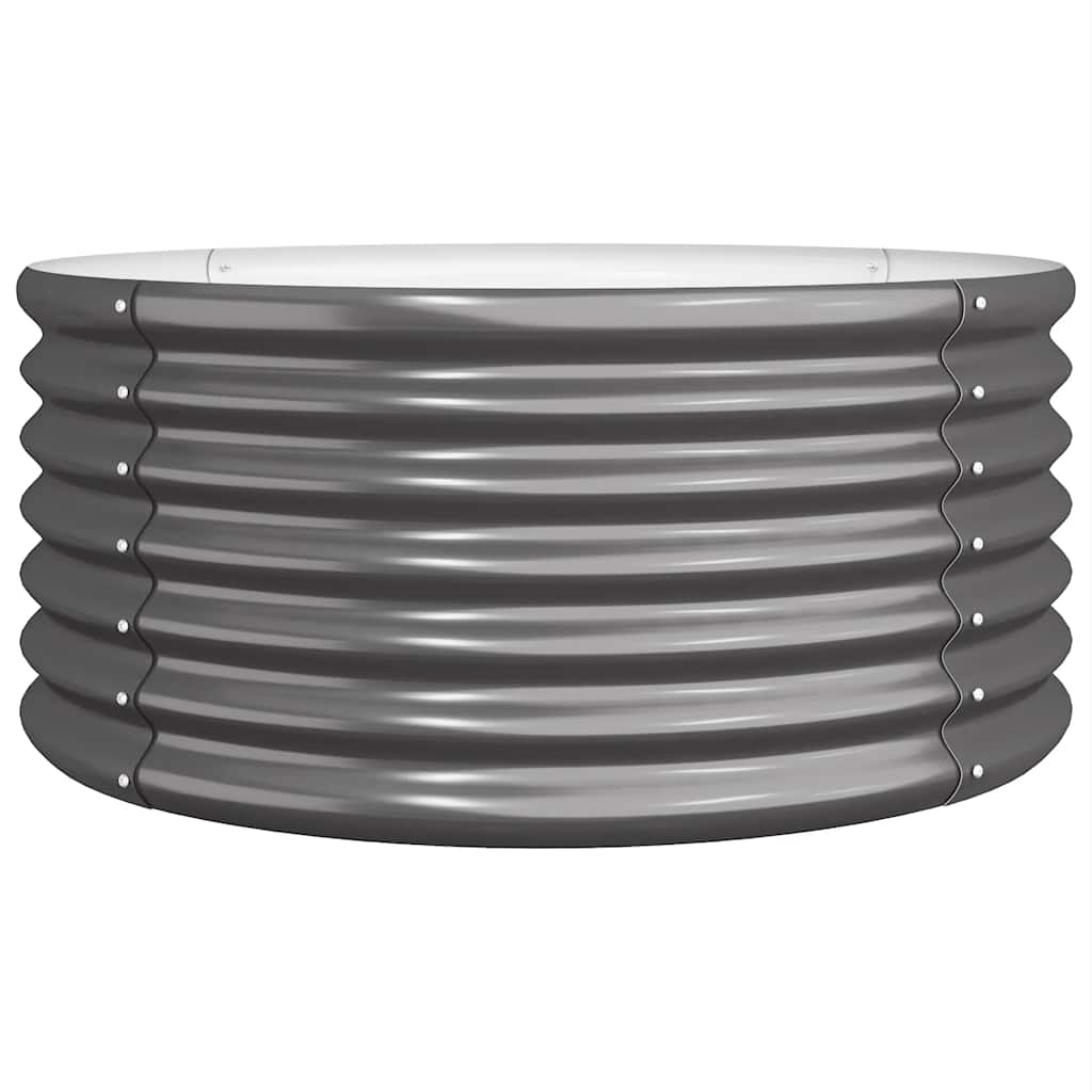Galvanised Steel Garden Planter 80cm Round | Simpledeals