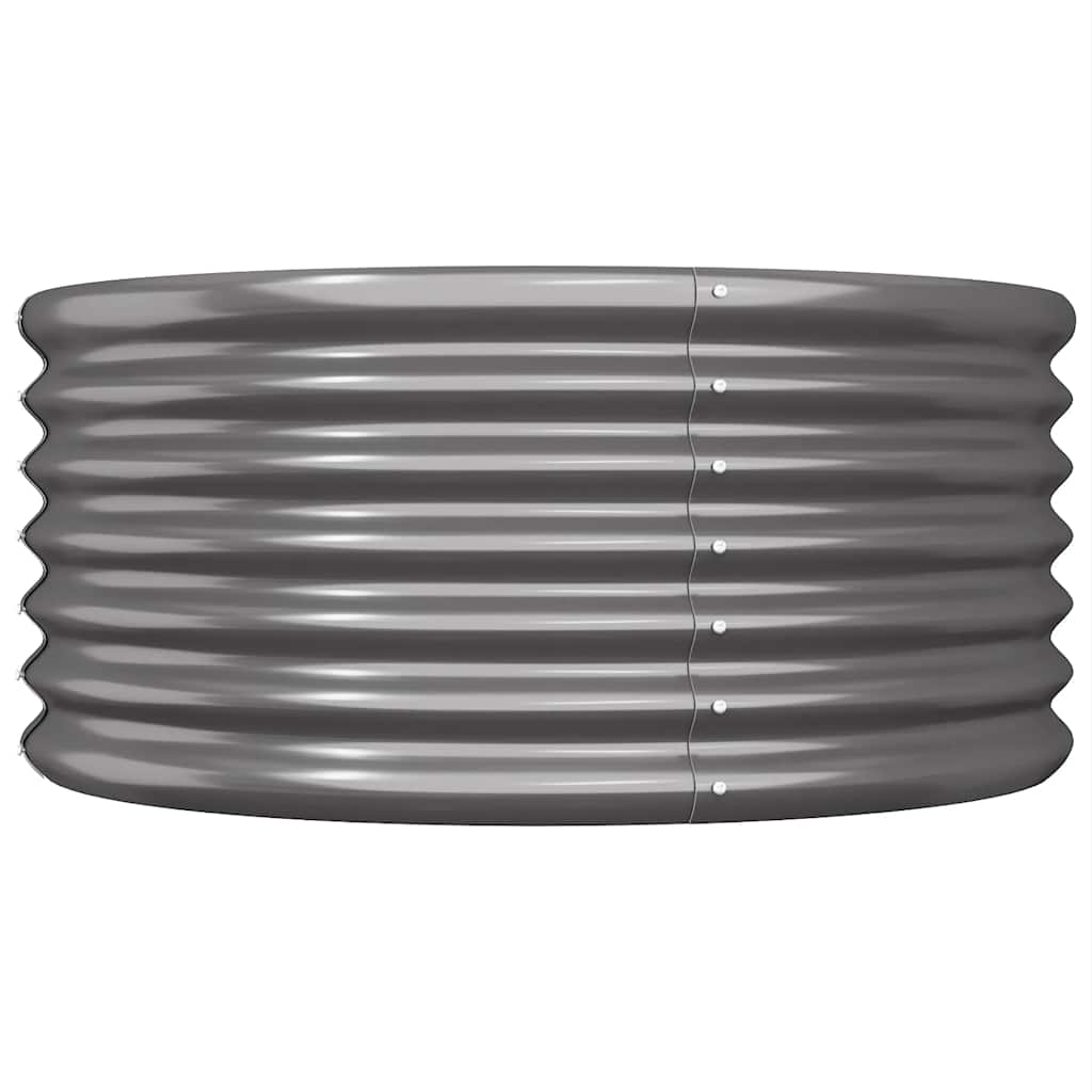 Galvanised Steel Garden Planter 80cm Round | Simpledeals