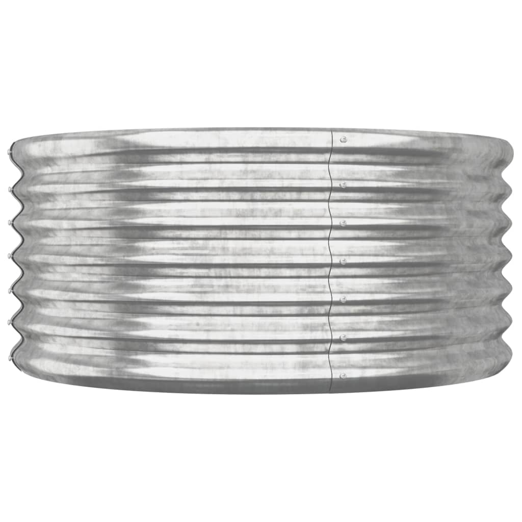 Galvanised Steel Garden Planter 80cm Round | Simpledeals