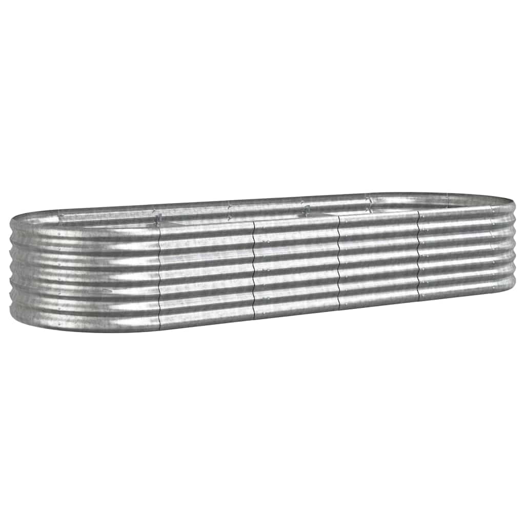 Galvanised Steel Raised Garden Bed 224cm | Simpledeals