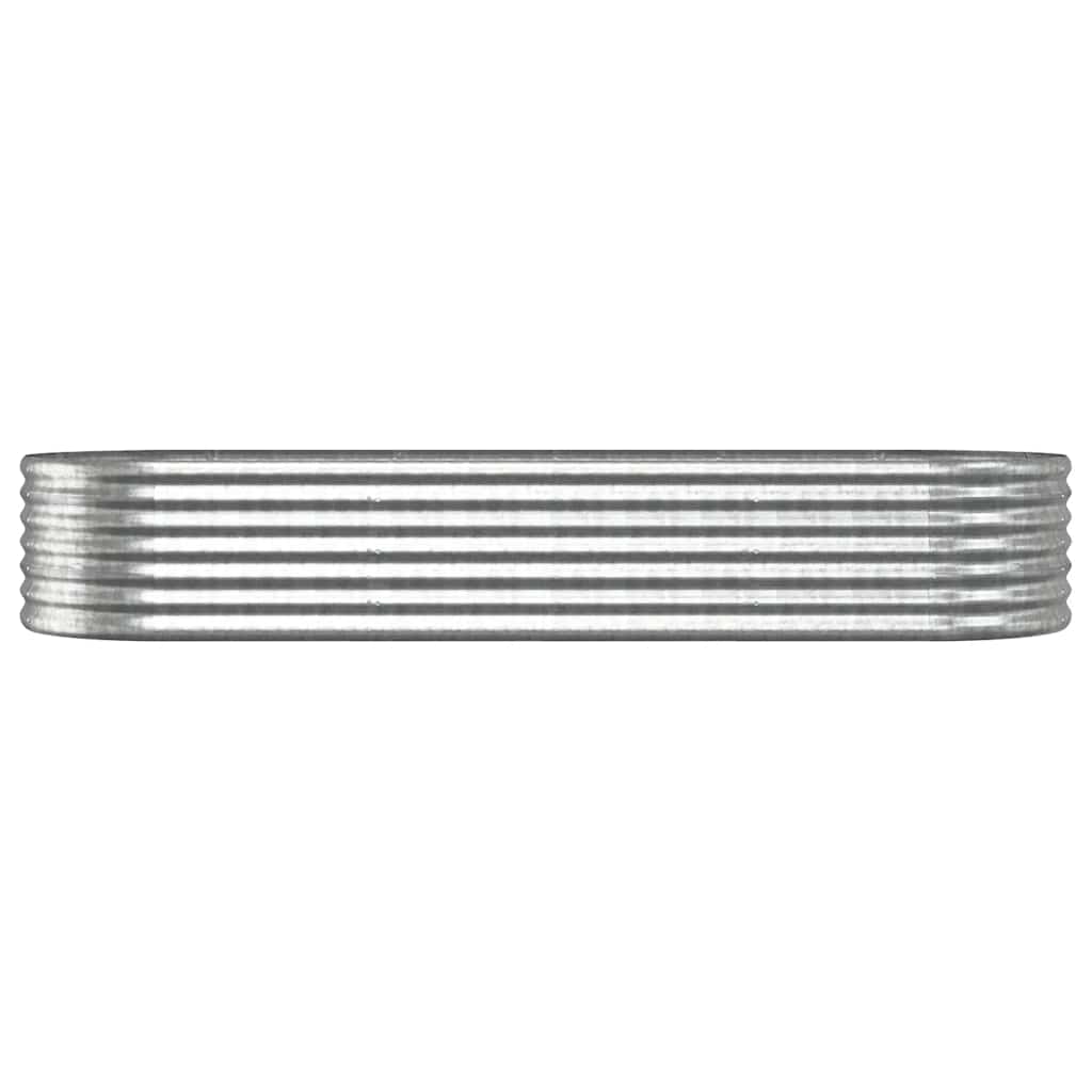 Galvanised Steel Raised Garden Bed 224cm | Simpledeals