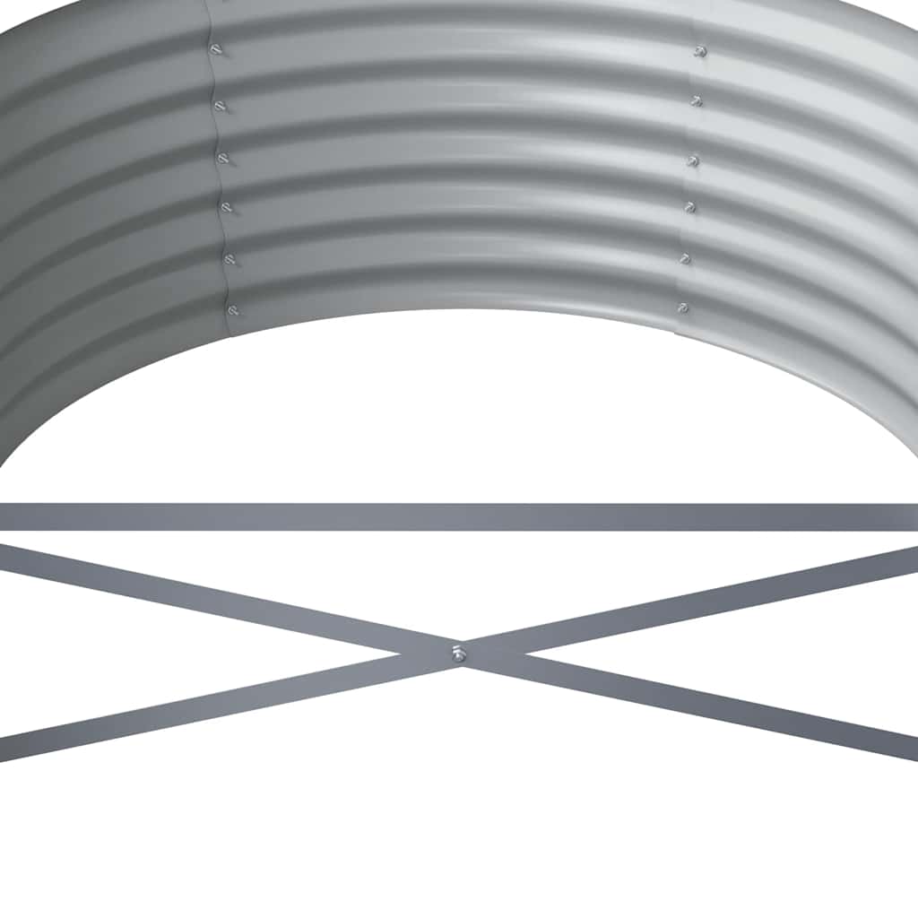 Galvanised Steel Raised Garden Bed 224cm | Simpledeals