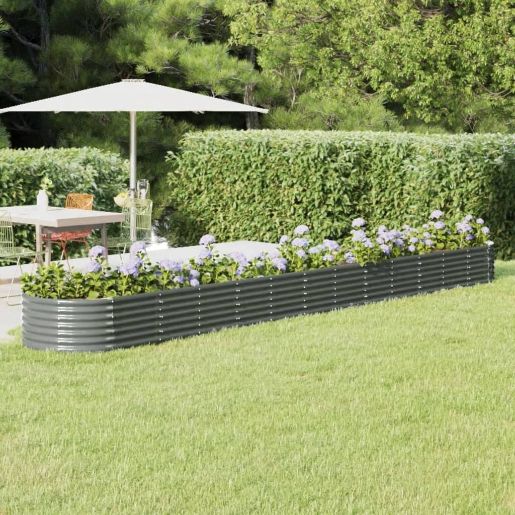 Galvanised Steel Raised Garden Bed 512cm | Simpledeals