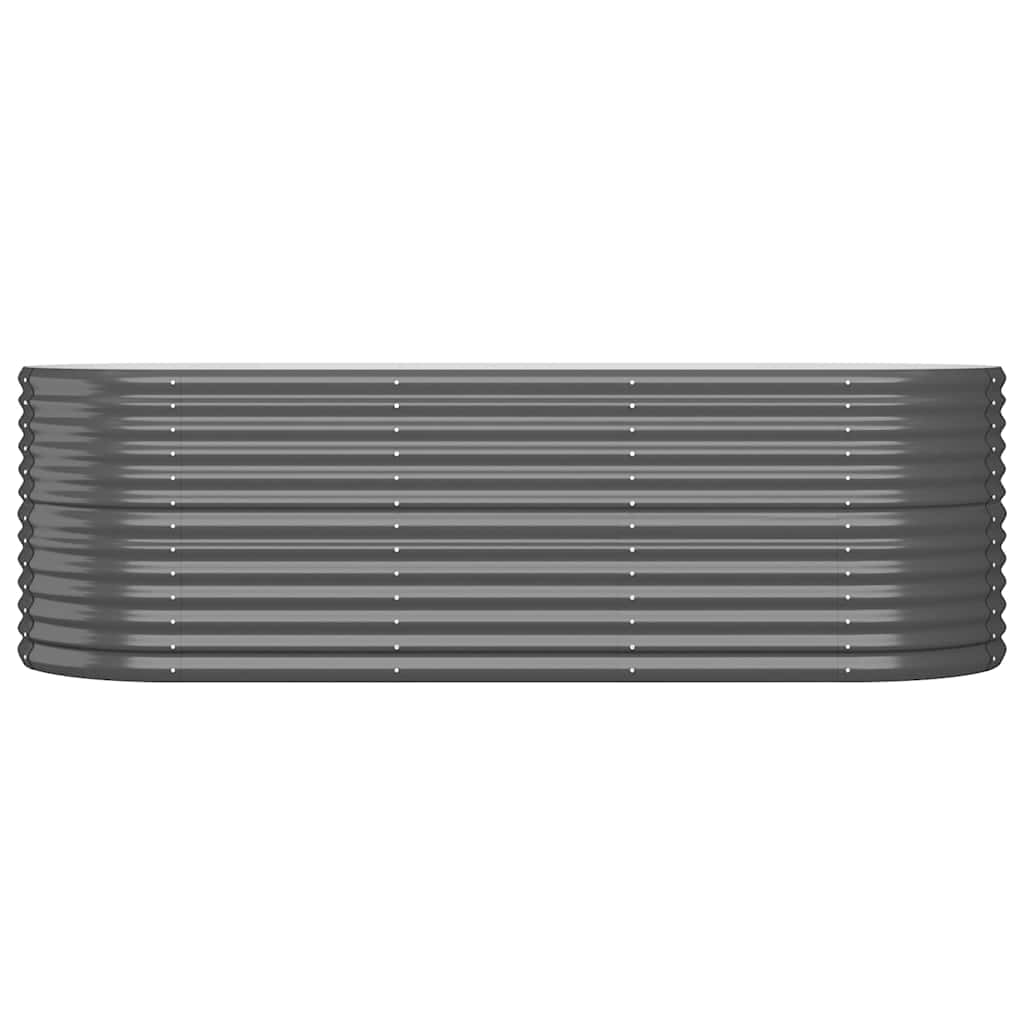 Galvanised Steel Raised Garden Bed 224x80cm | Simpledeals
