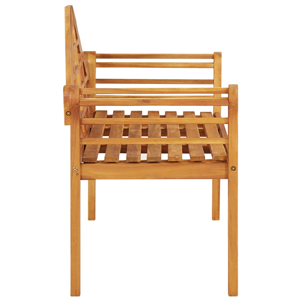 Acacia Wood Garden Bench 125cm Outdoor Seat | Simpledeals