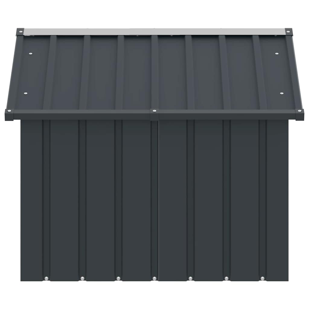 Galvanised Steel Dog Kennel Outdoor 116cm | Simpledeals