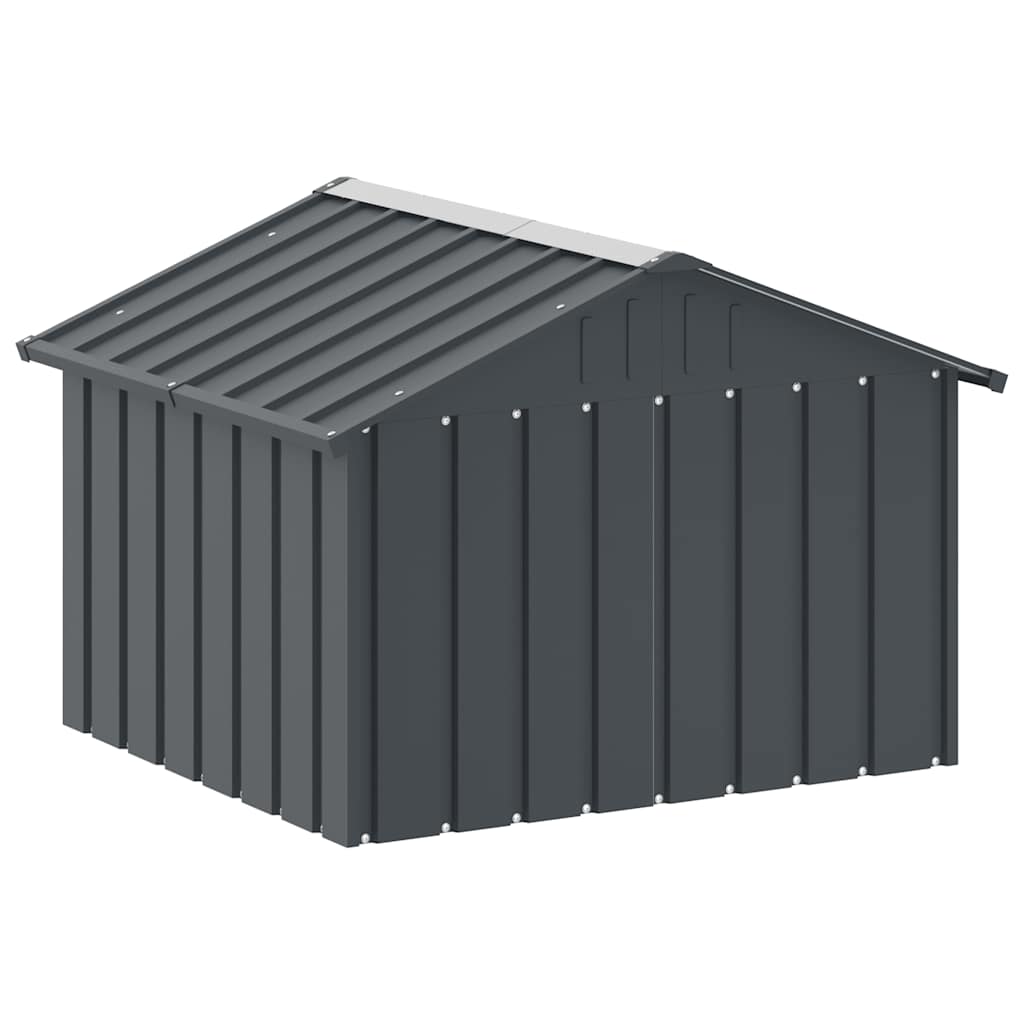 Galvanised Steel Dog Kennel Outdoor 116cm | Simpledeals