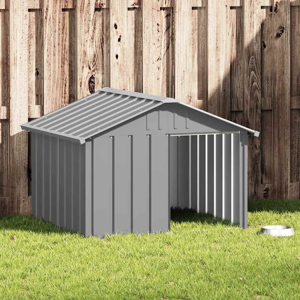 Galvanised Steel Dog Kennel Outdoor Large | Simpledeals