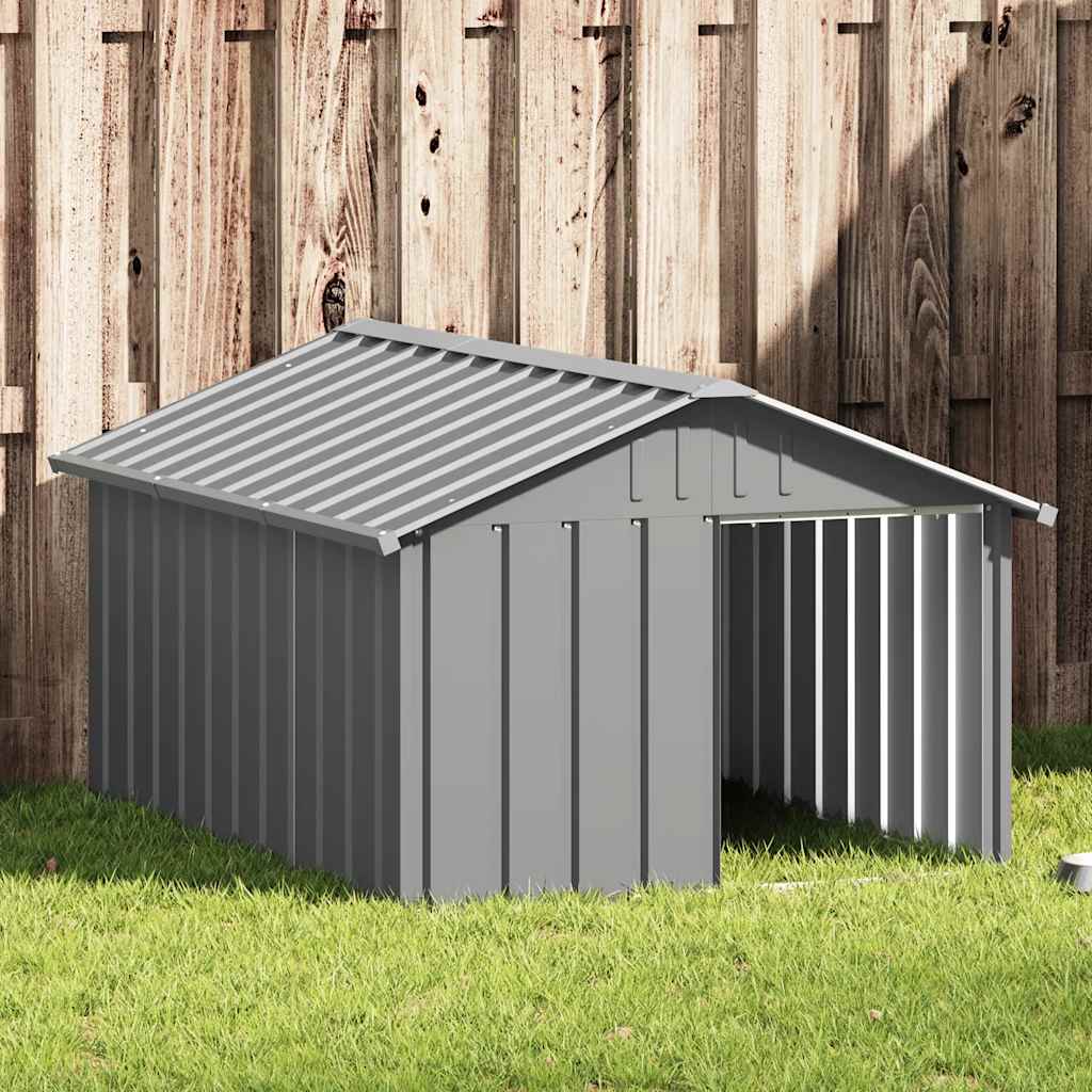 Galvanised Steel Dog Kennel Large Outdoor | Simpledeals