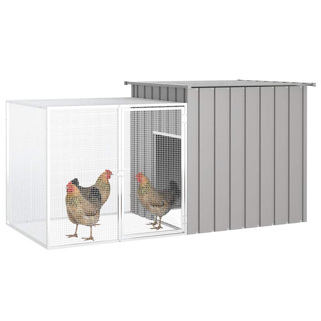 Galvanised Steel Chicken Cage Mesh Run 200cm | Simpledeals