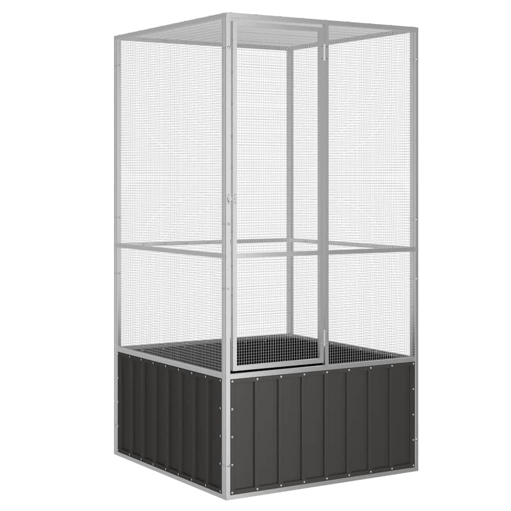 Large Bird Cage Galvanised Steel 2m Tall | Simpledeals