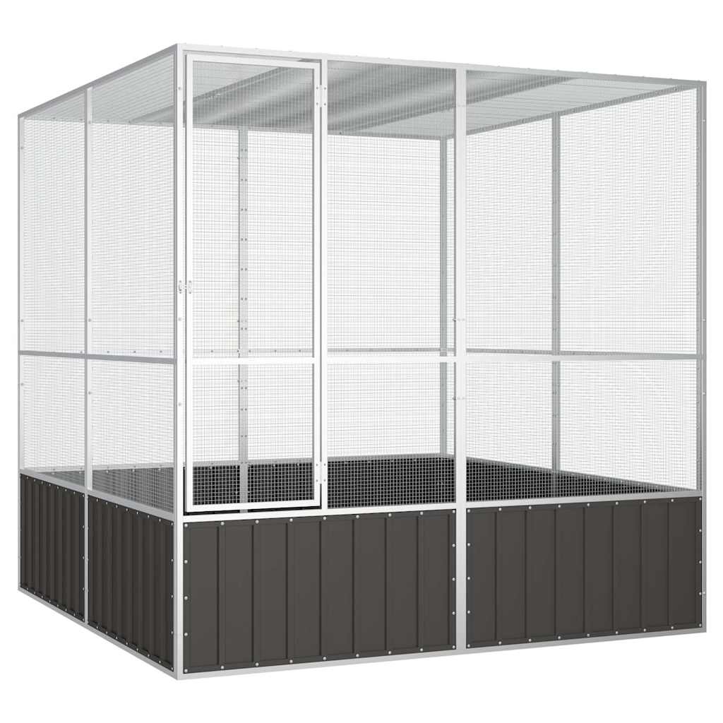 Large Bird Aviary Galvanised Steel Outdoor Cage | Simpledeals