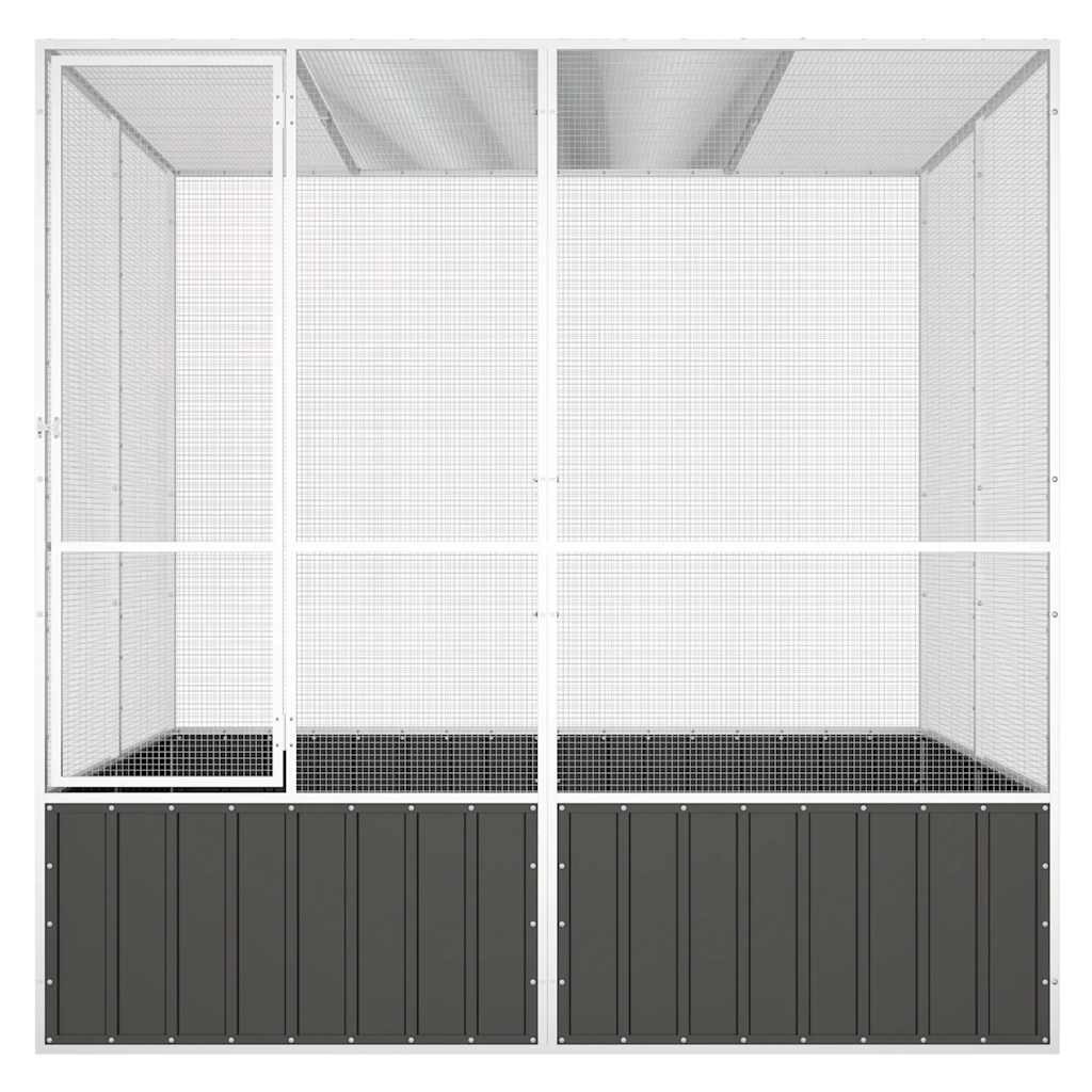 Large Bird Aviary Galvanised Steel Outdoor Cage | Simpledeals