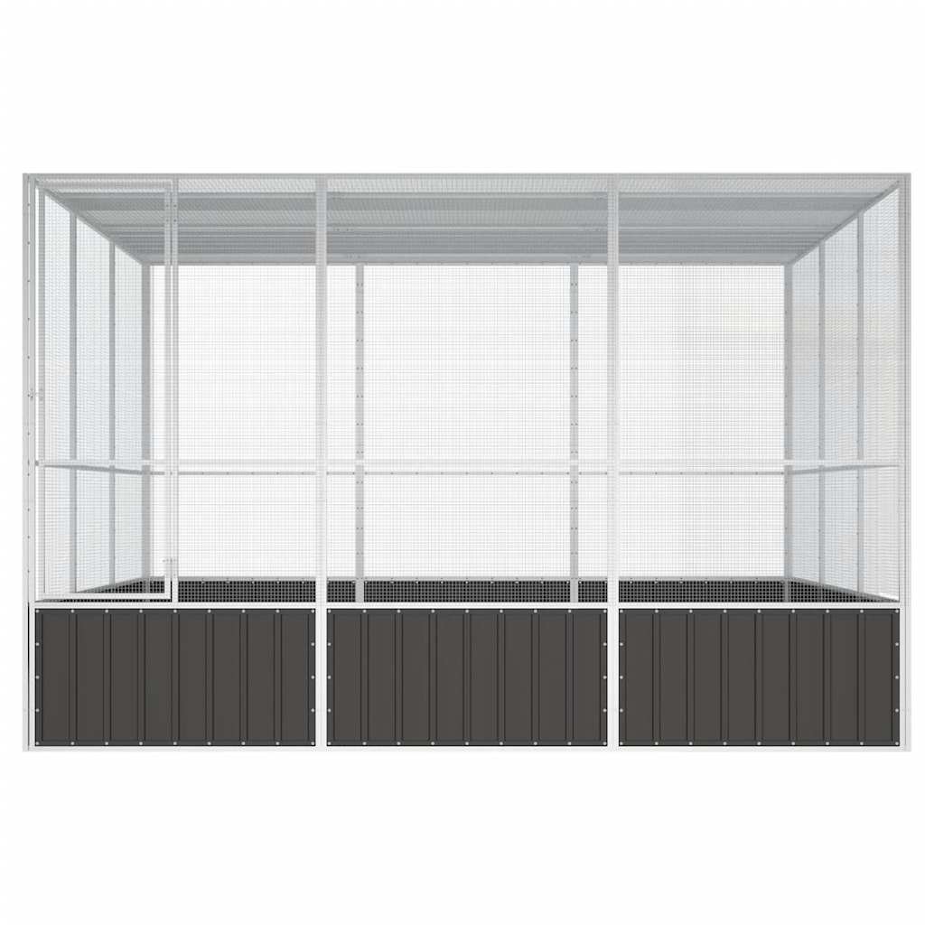 Walk-In Bird Aviary Galvanised Steel 3x3m | Simpledeals