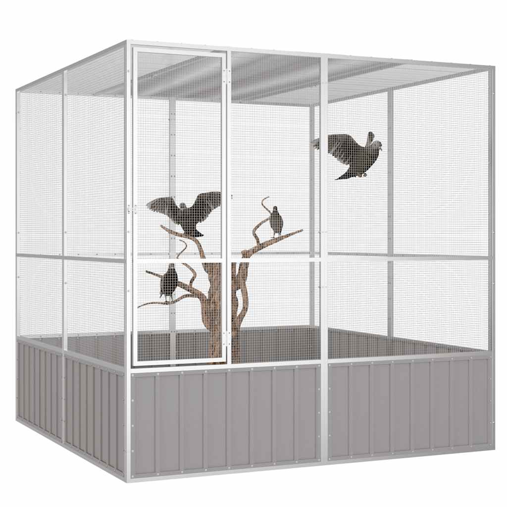 Large Bird Aviary Galvanised Steel Outdoor Cage | Simpledeals