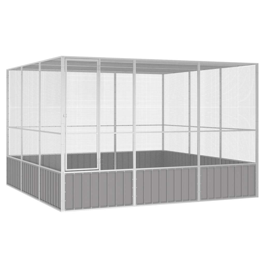 Large Walk-In Bird Aviary Galvanised Steel | Simpledeals