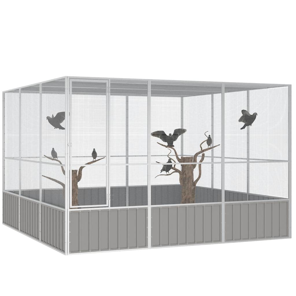Large Walk-In Bird Aviary Galvanised Steel | Simpledeals