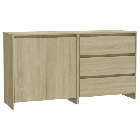 2 Piece Sideboard Sonoma Engineered Wood