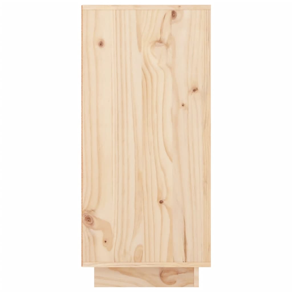 Solid Pine Wood Sideboard 3 Drawers 2 Doors | Simpledeals