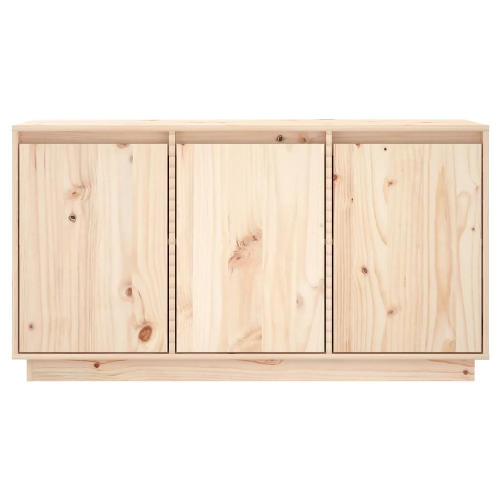 Solid Pine Wood Sideboard 111cm Storage Cabinet | Simpledeals
