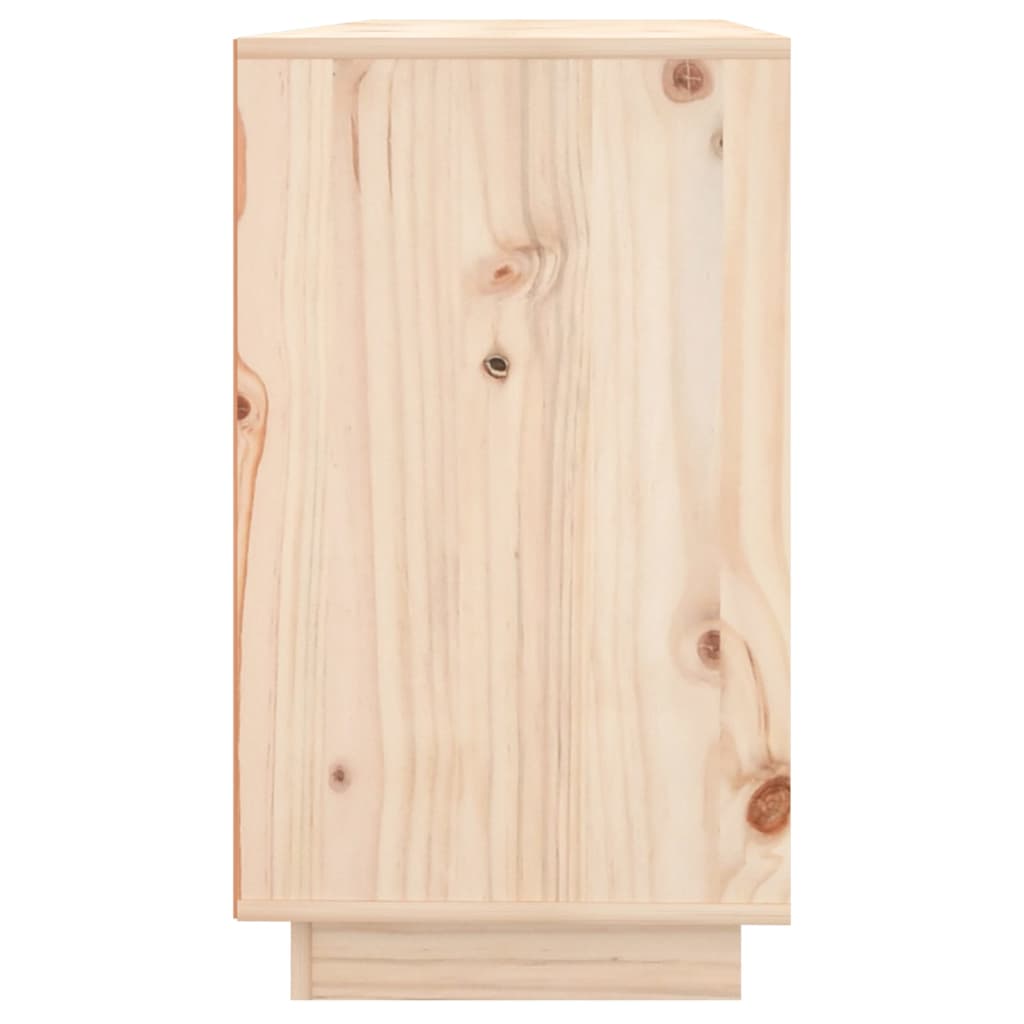 Solid Pine Wood Sideboard 111cm Storage Cabinet | Simpledeals