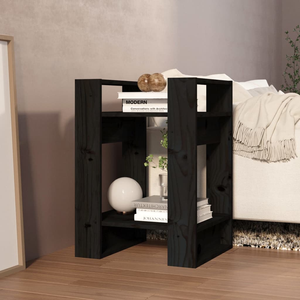 Book Cabinet/Room Divider White/Black/Honey Brown/Oak Solid Wood Pine
