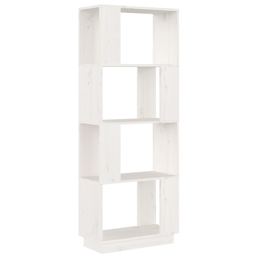 Book Cabinet/Room Divider Shelving Black/Oak/Honey brown/White Solid Wood Pine