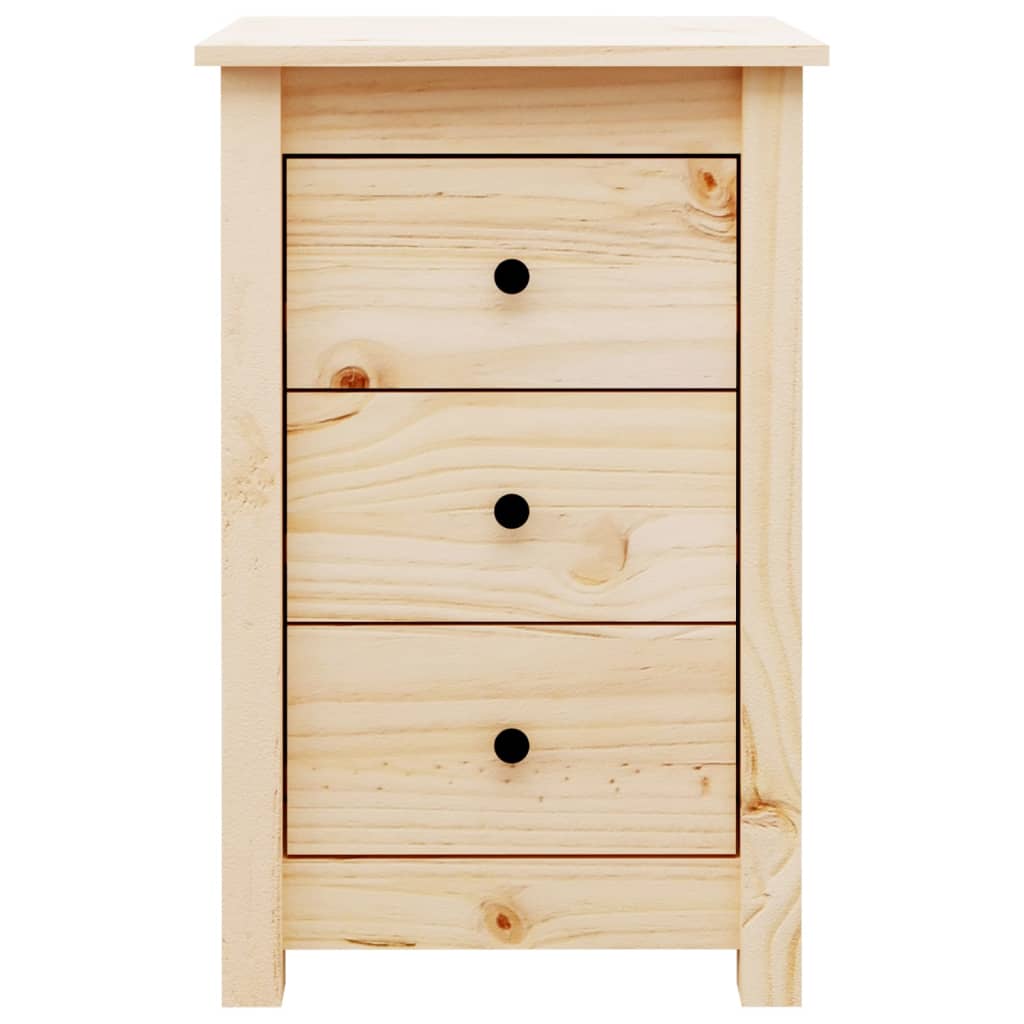 Bedside Cabinets 2 pcs Solid Wood Pine